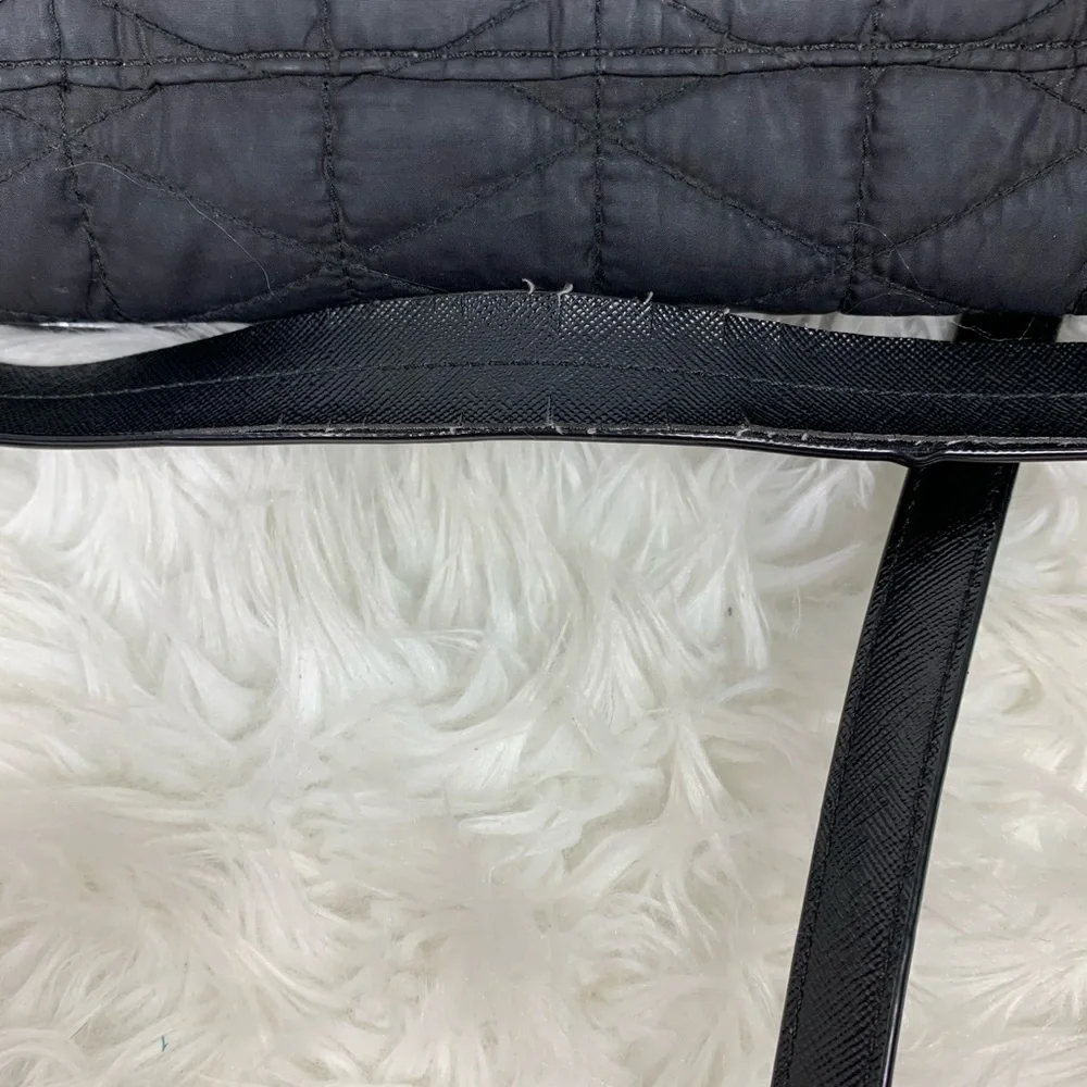 Kate Spade Quilted Flap Purse – Black – Convertible Shoulder/Handbag